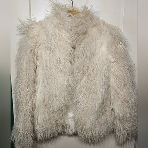 Vintage size small faux fur jacket